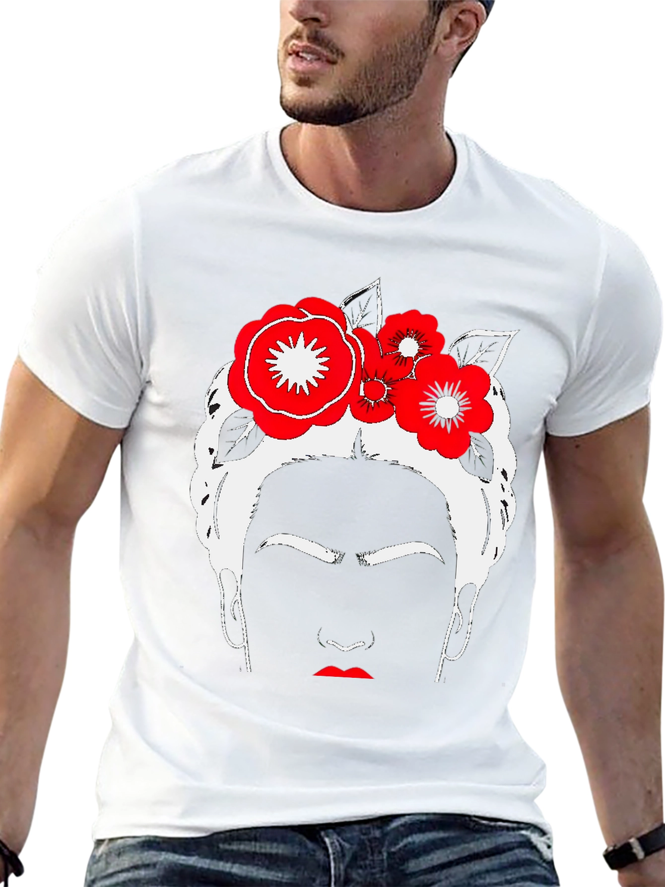 Frida Kahlo Graphic Tee - Black