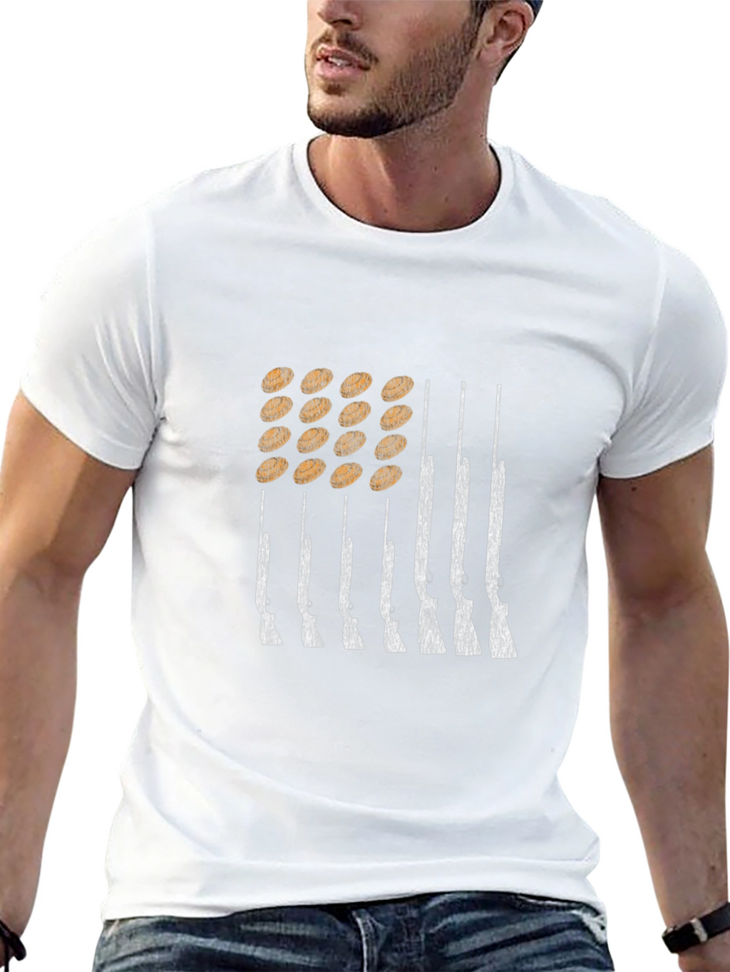 Shotgun Shells & Rifles Graphic Tee - Black Cotton