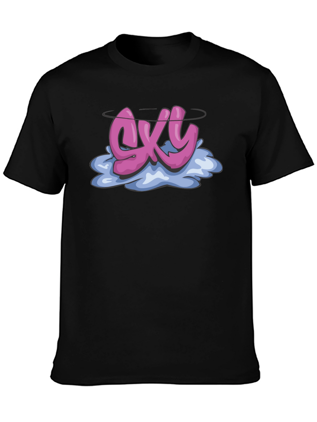GXY Graphic Tee - Urban Style Black T-Shirt