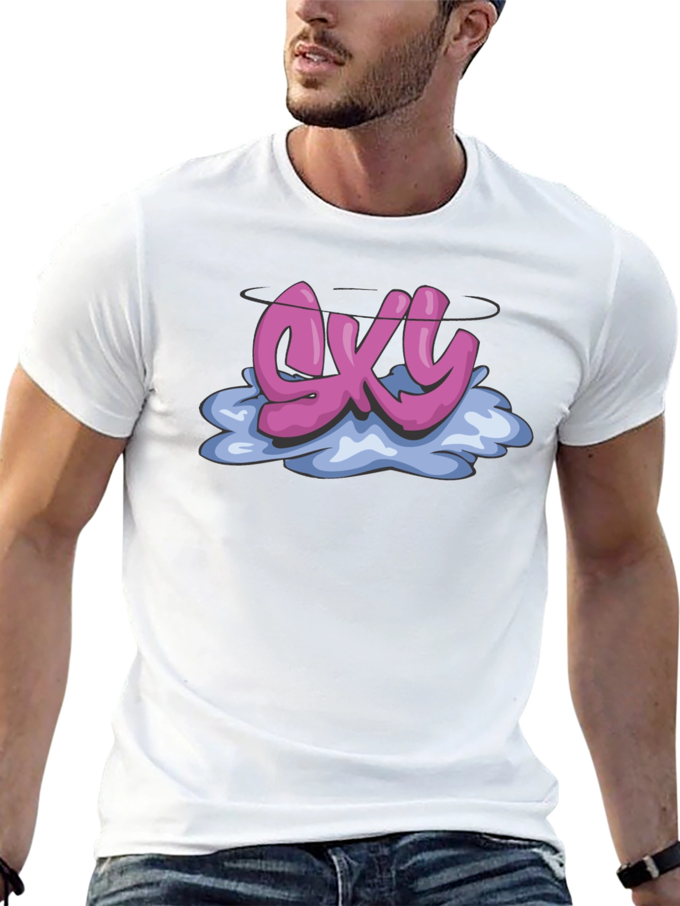 GXY Graphic Tee - Urban Style Black T-Shirt