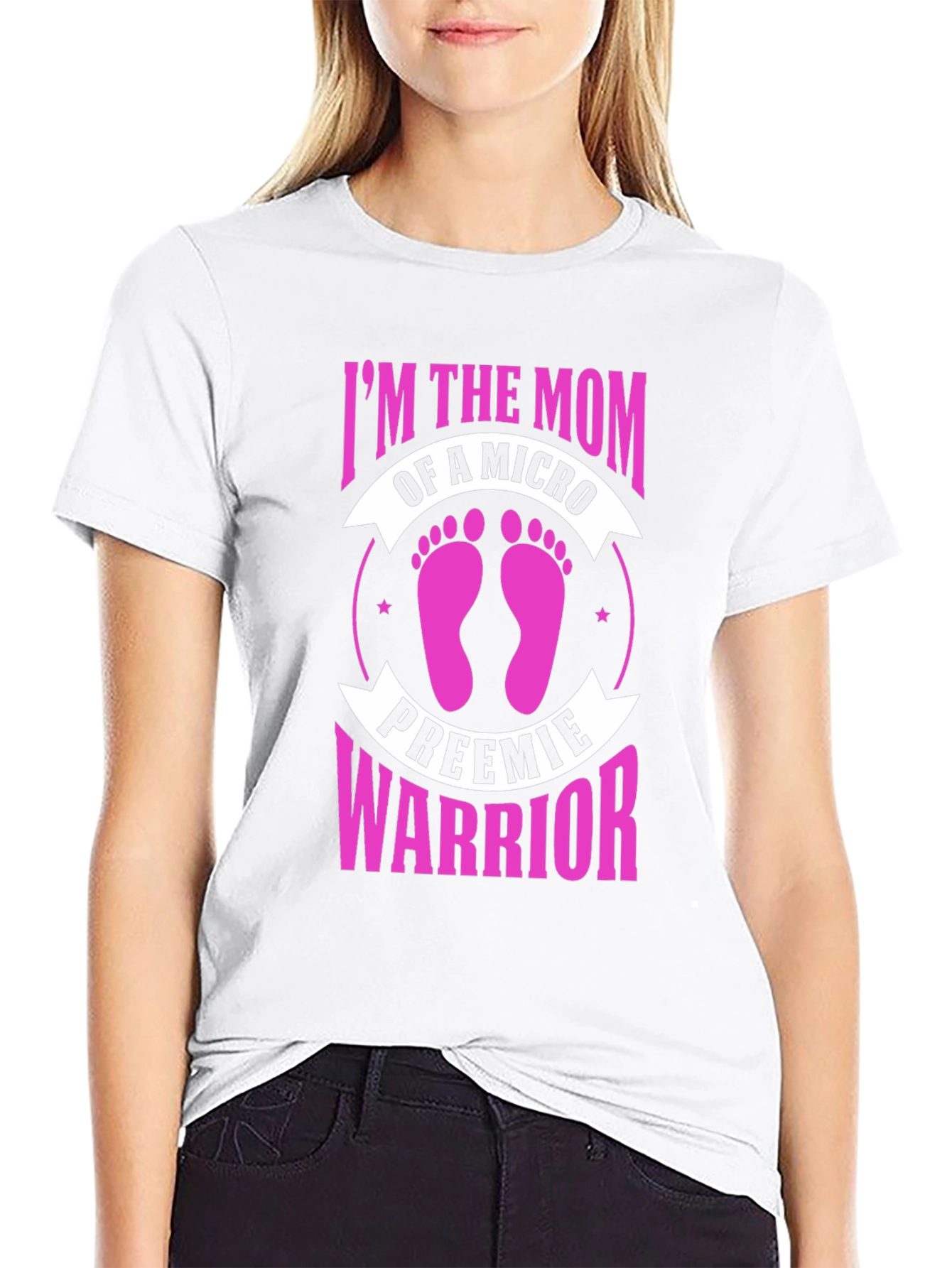 Micro Preemie Warrior Mom T-Shirt