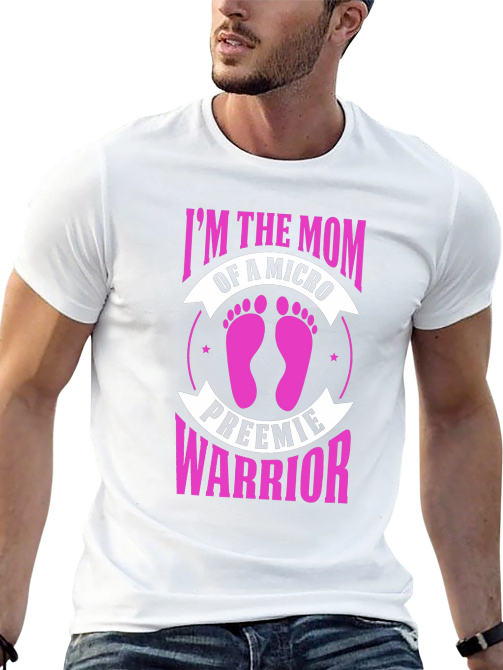 Micro Preemie Warrior Mom T-Shirt