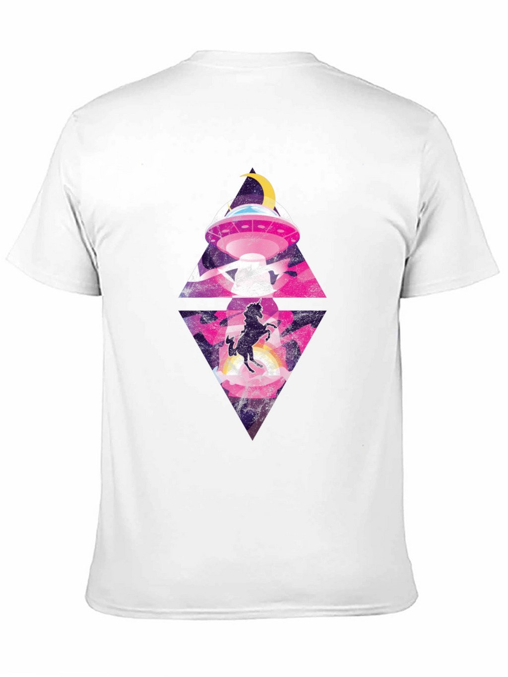 Unicorn Alien Abduction Graphic Tee