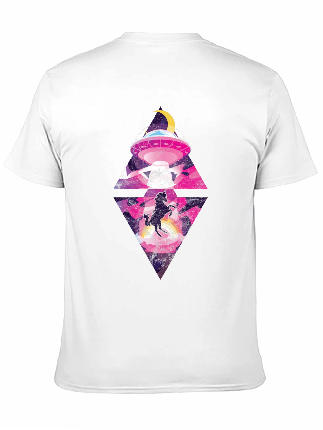 Unicorn Alien Abduction Graphic Tee