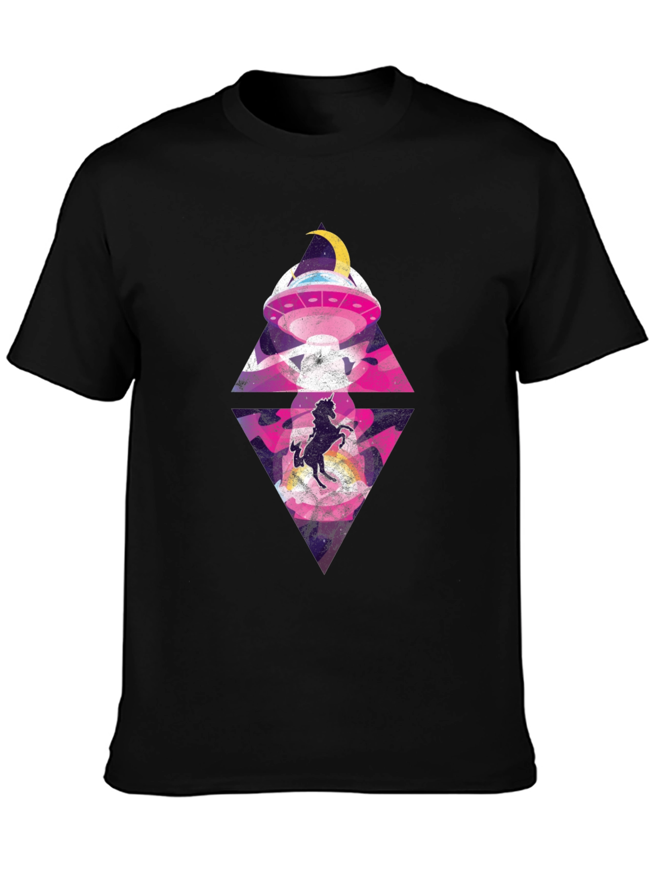 Unicorn Alien Abduction Graphic Tee