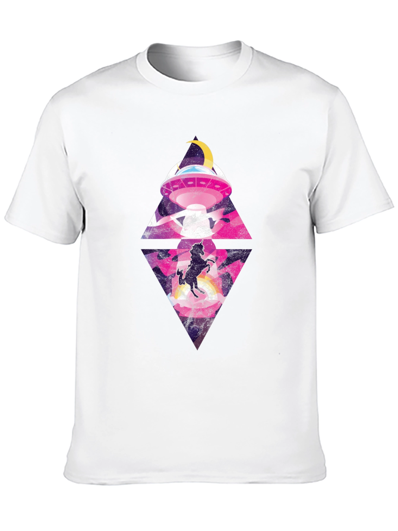 Unicorn Alien Abduction Graphic Tee
