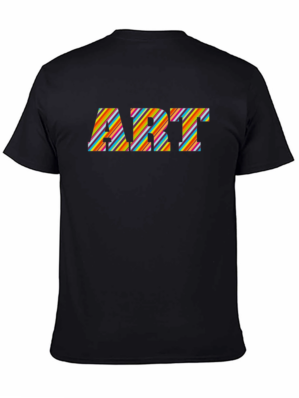 Art Striped Graphic T-Shirt