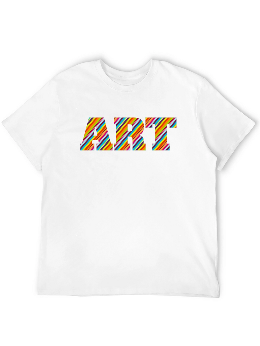 Art Striped Graphic T-Shirt