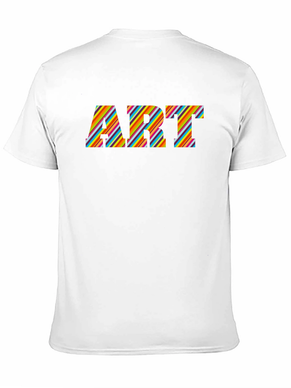 Art Striped Graphic T-Shirt