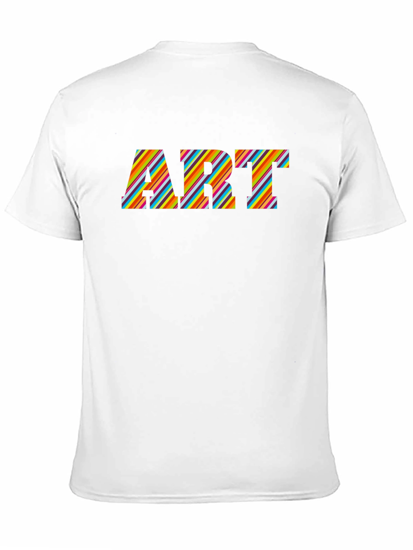 Art Striped Graphic T-Shirt