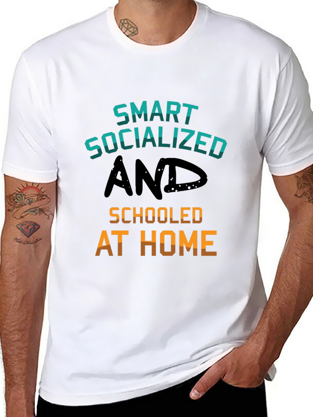 Smart Socialized and Schooled at Home T-Shirt