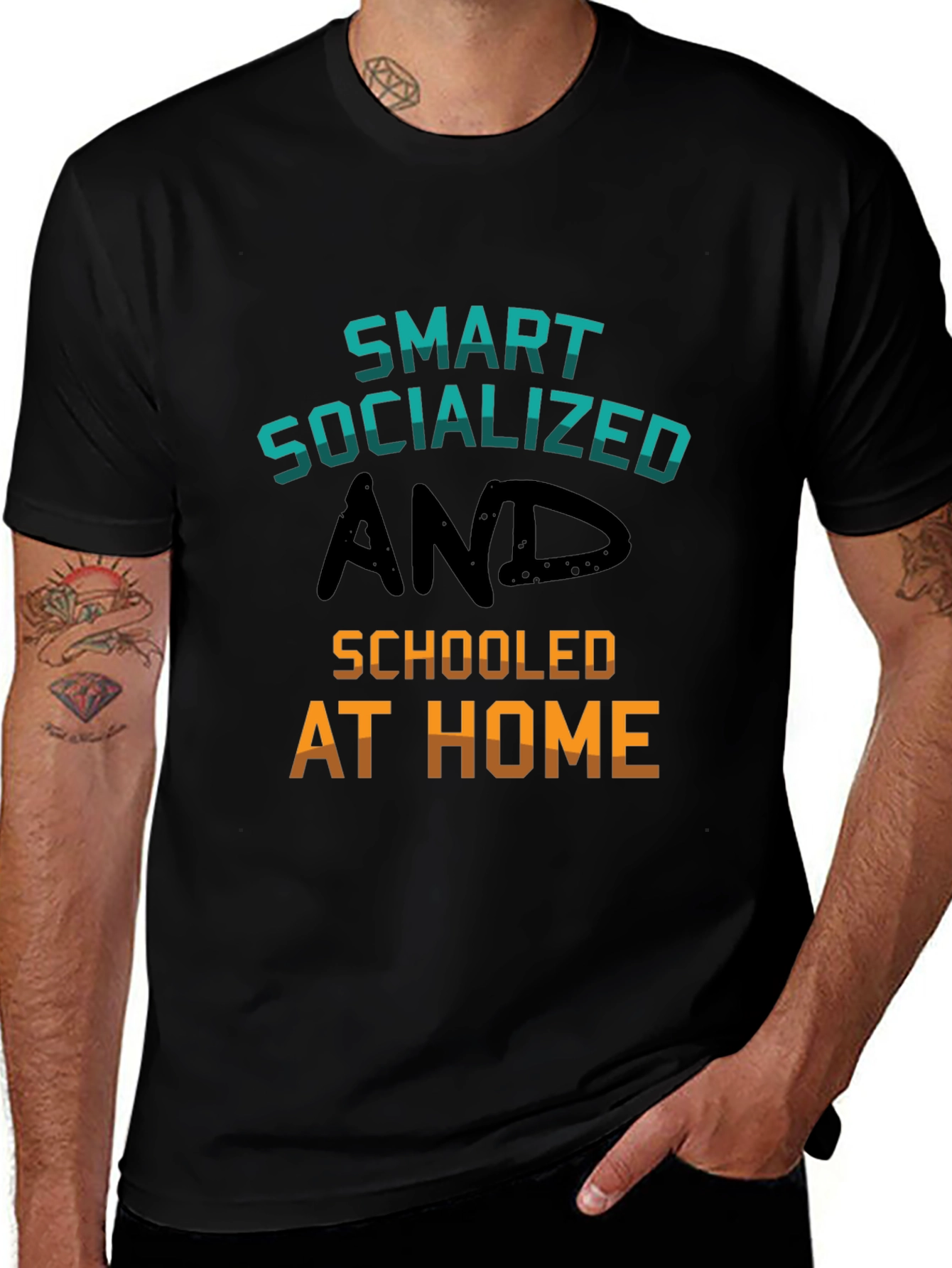 Smart Socialized and Schooled at Home T-Shirt