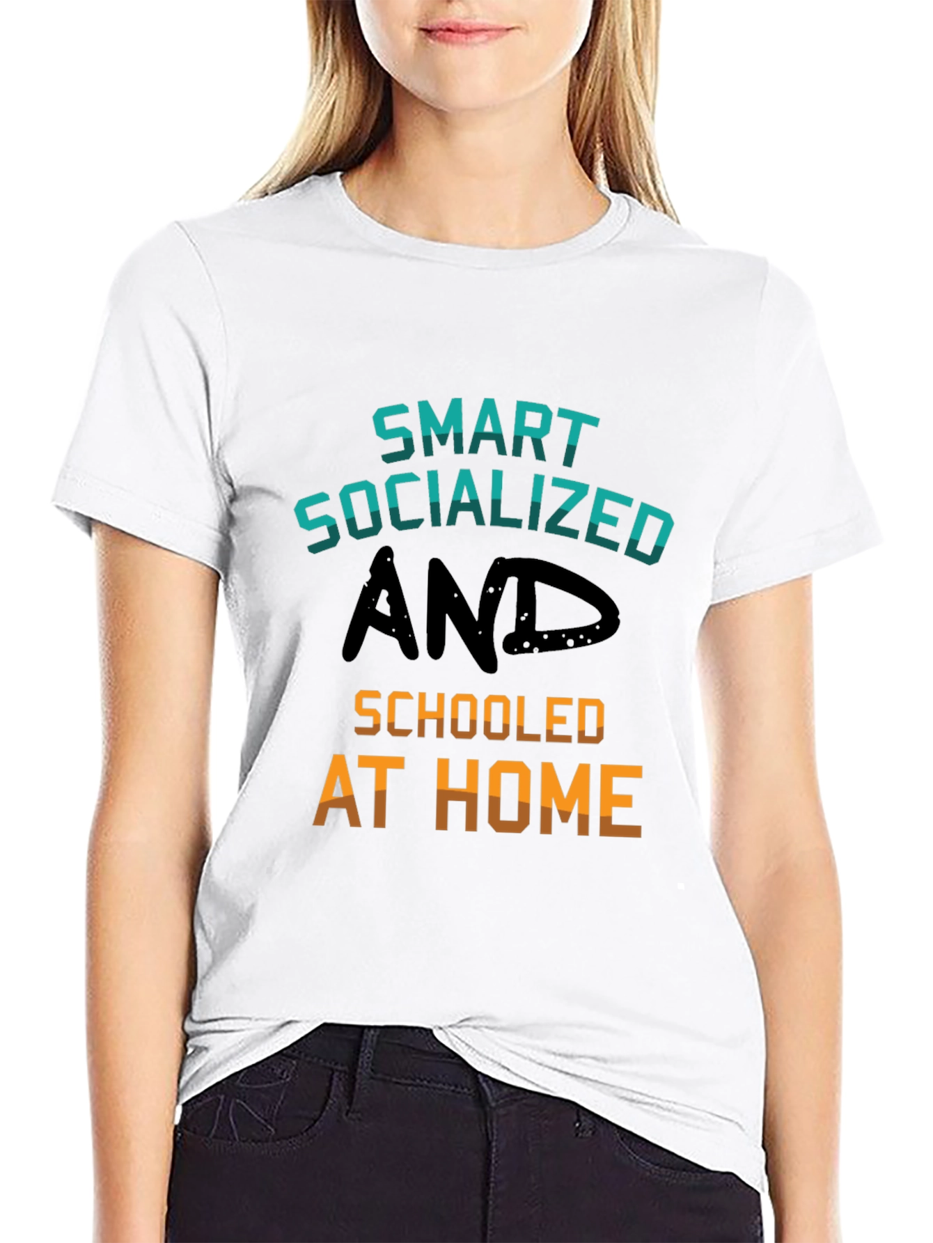 Smart Socialized and Schooled at Home T-Shirt