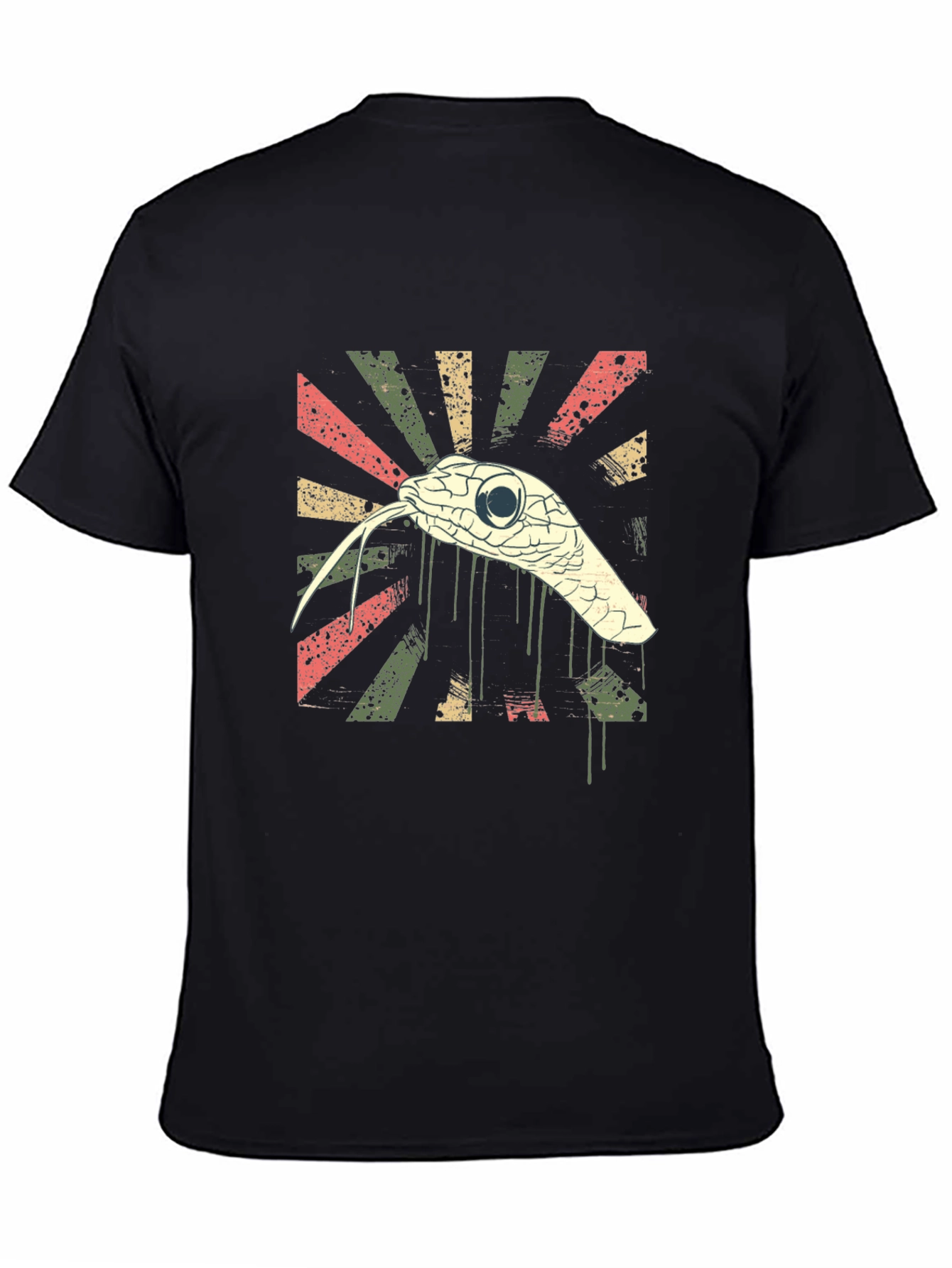 Vintage Snake Graphic Tee - Stylish Retro Design