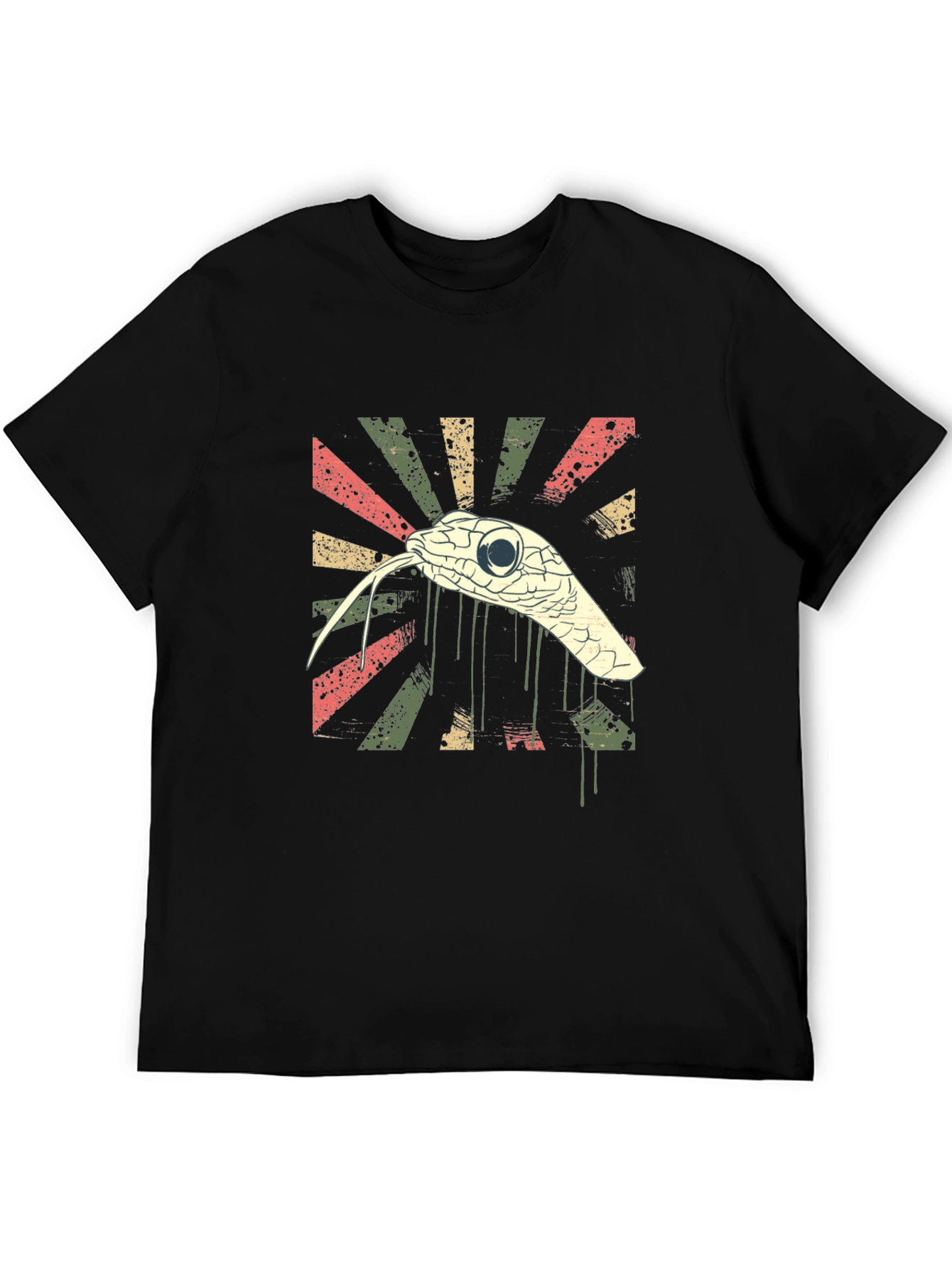 Vintage Snake Graphic Tee - Stylish Retro Design