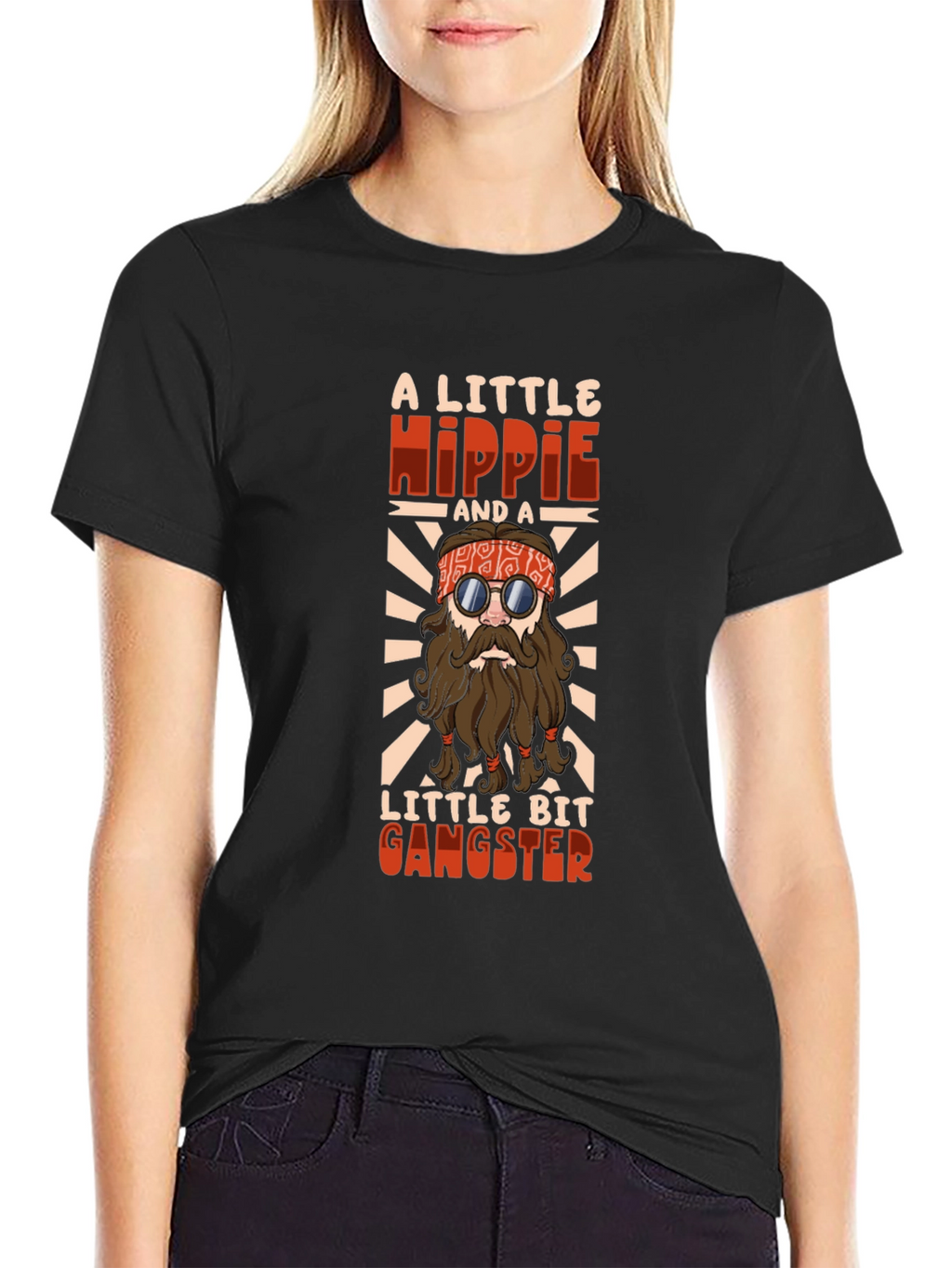 Hippie Gangster Graphic T-Shirt