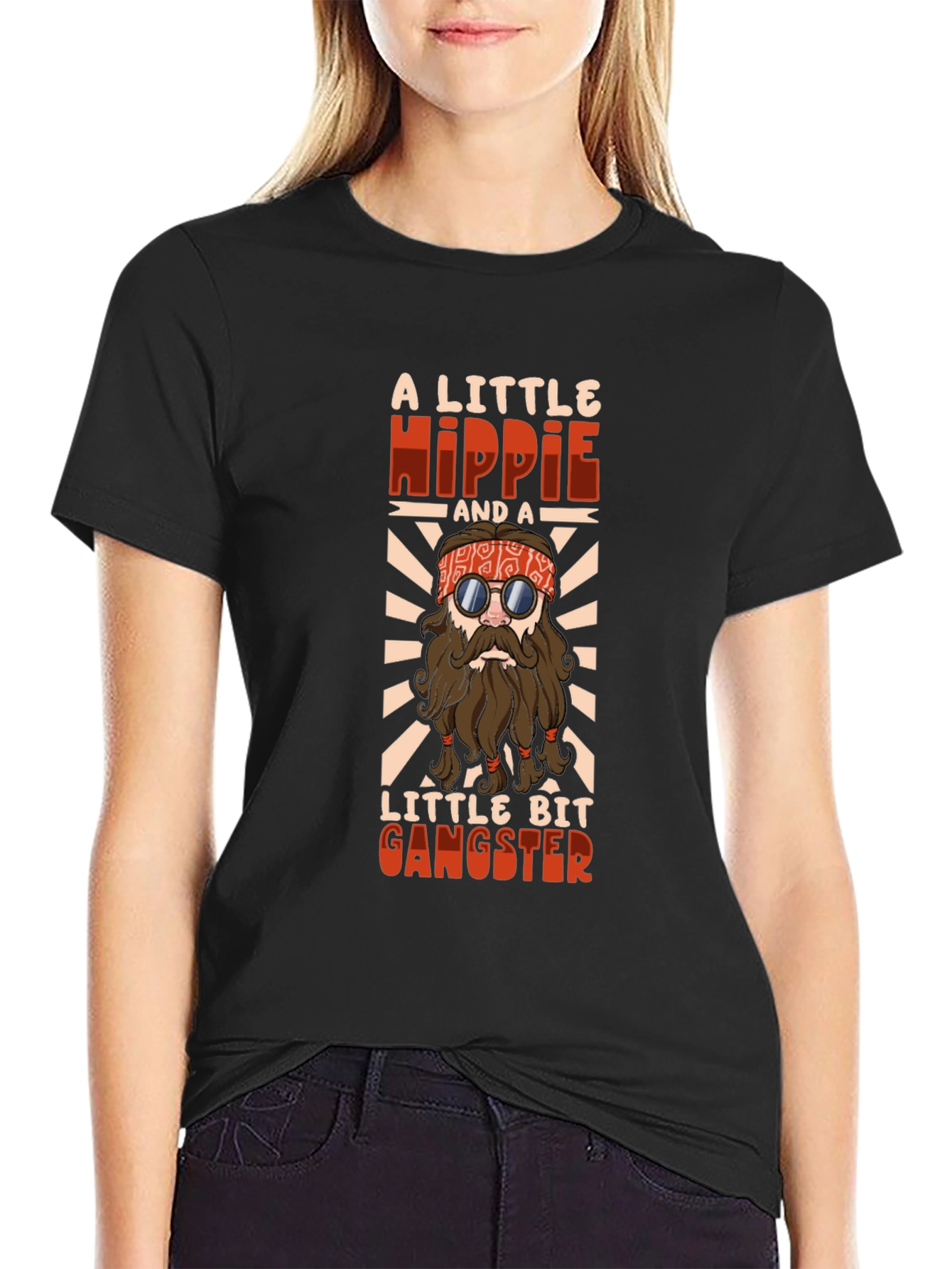 Hippie Gangster Graphic T-Shirt