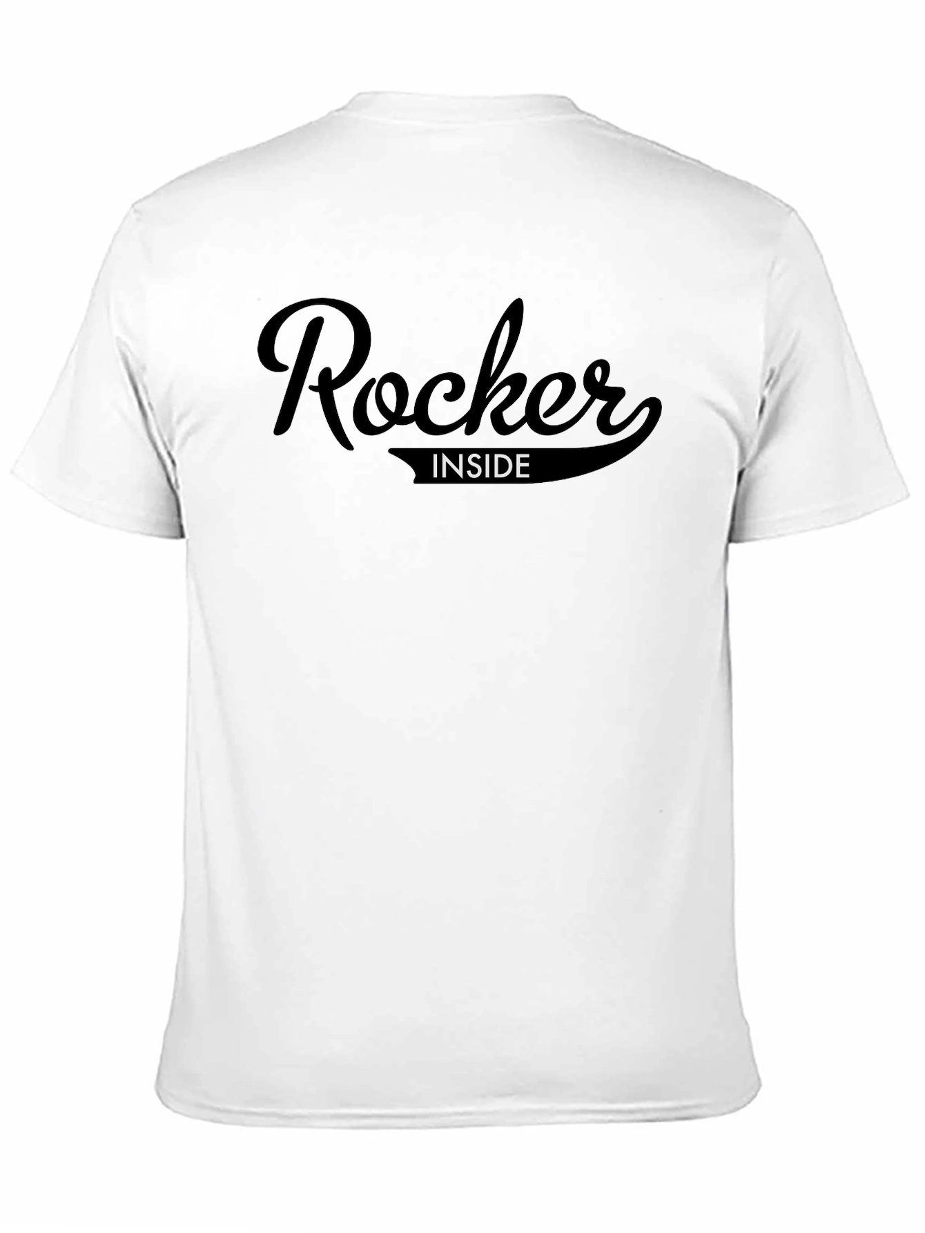 Rocker Inside Graphic Tee - Soft Black T-Shirt