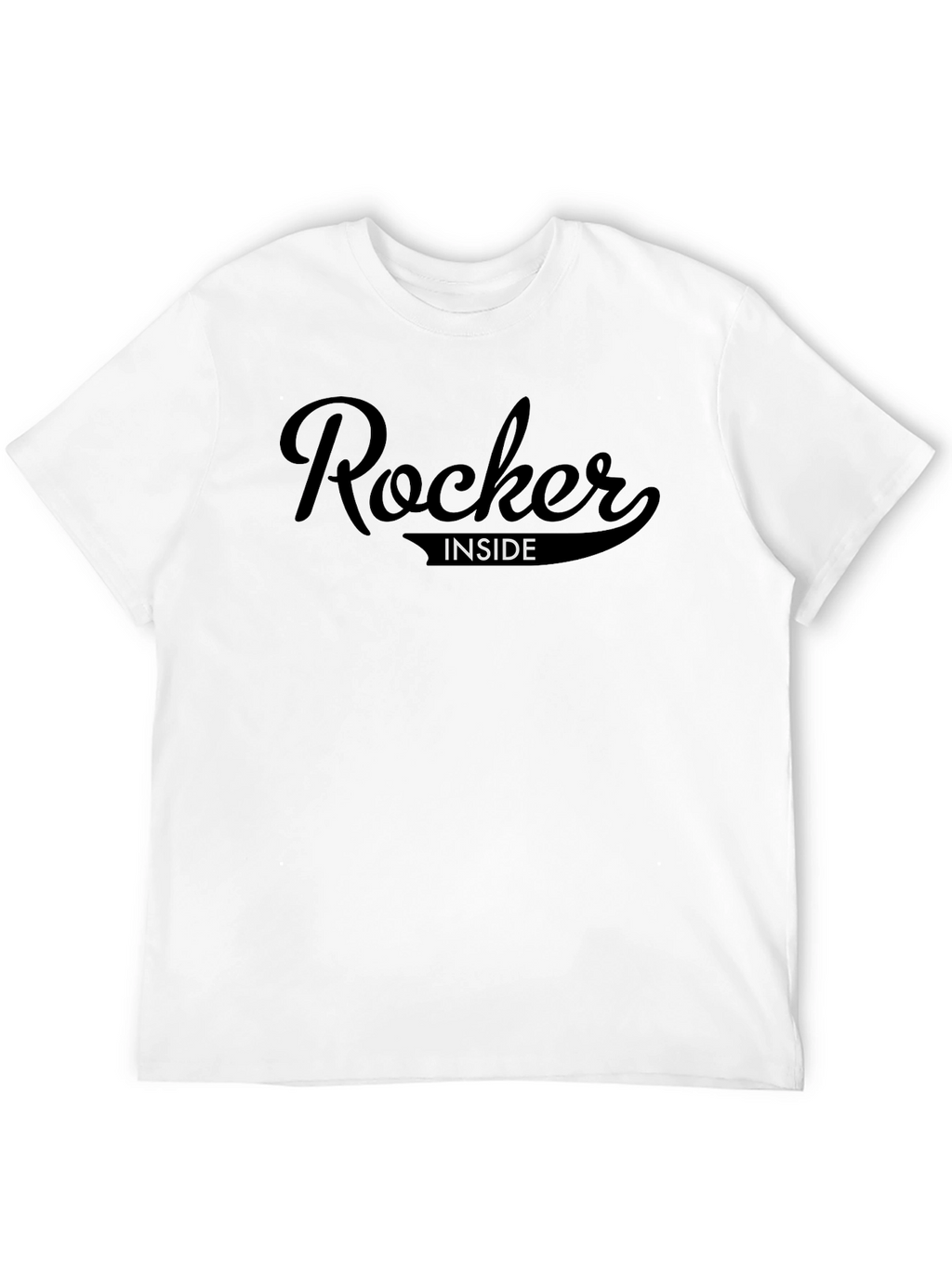 Rocker Inside Graphic Tee - Soft Black T-Shirt