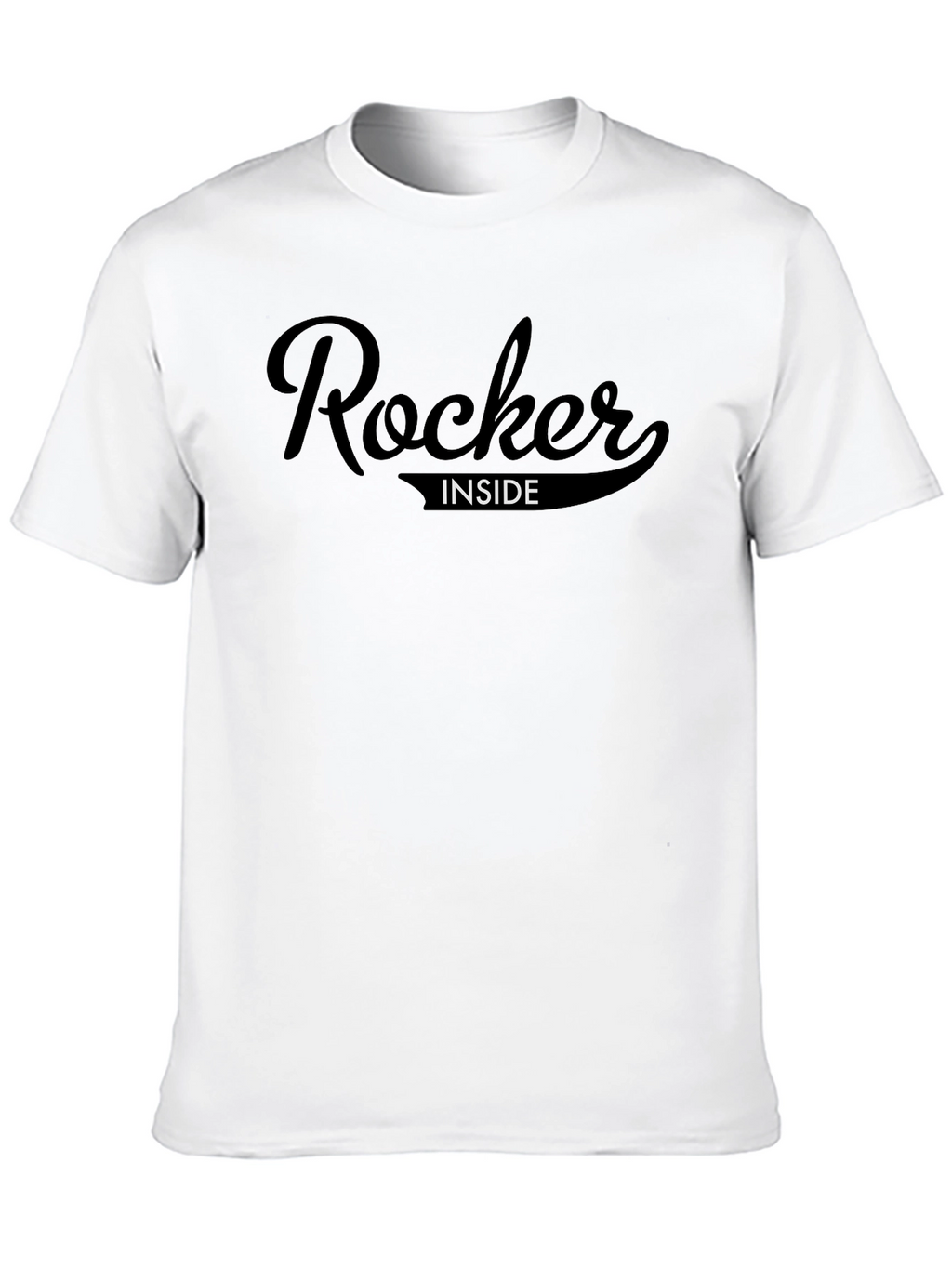 Rocker Inside Graphic Tee - Soft Black T-Shirt
