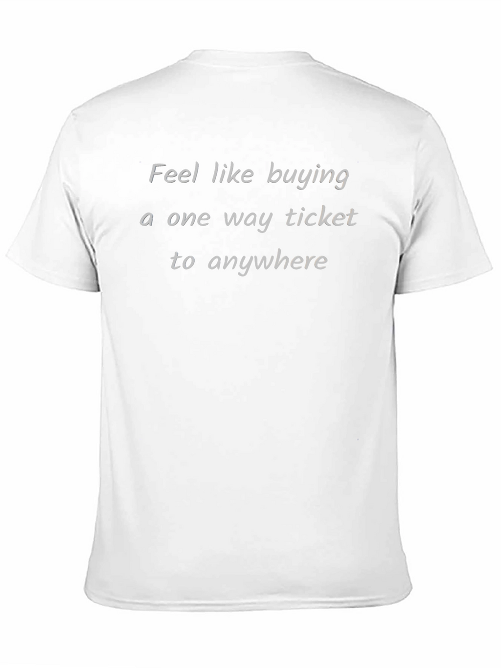 One Way Ticket Graphic Tee - Wanderlust Shirt