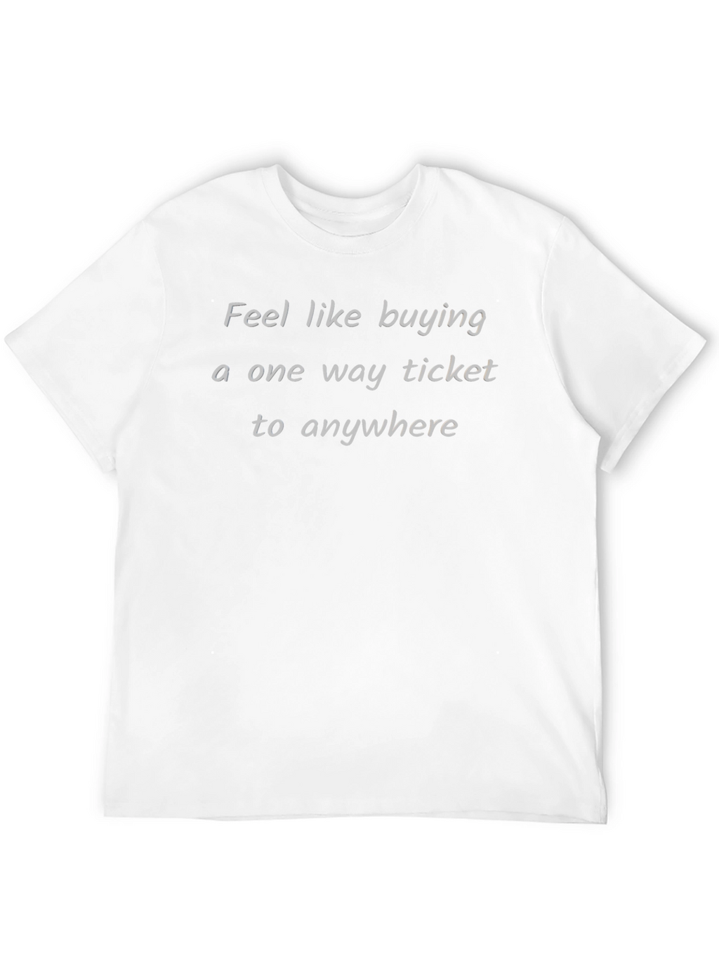 One Way Ticket Graphic Tee - Wanderlust Shirt