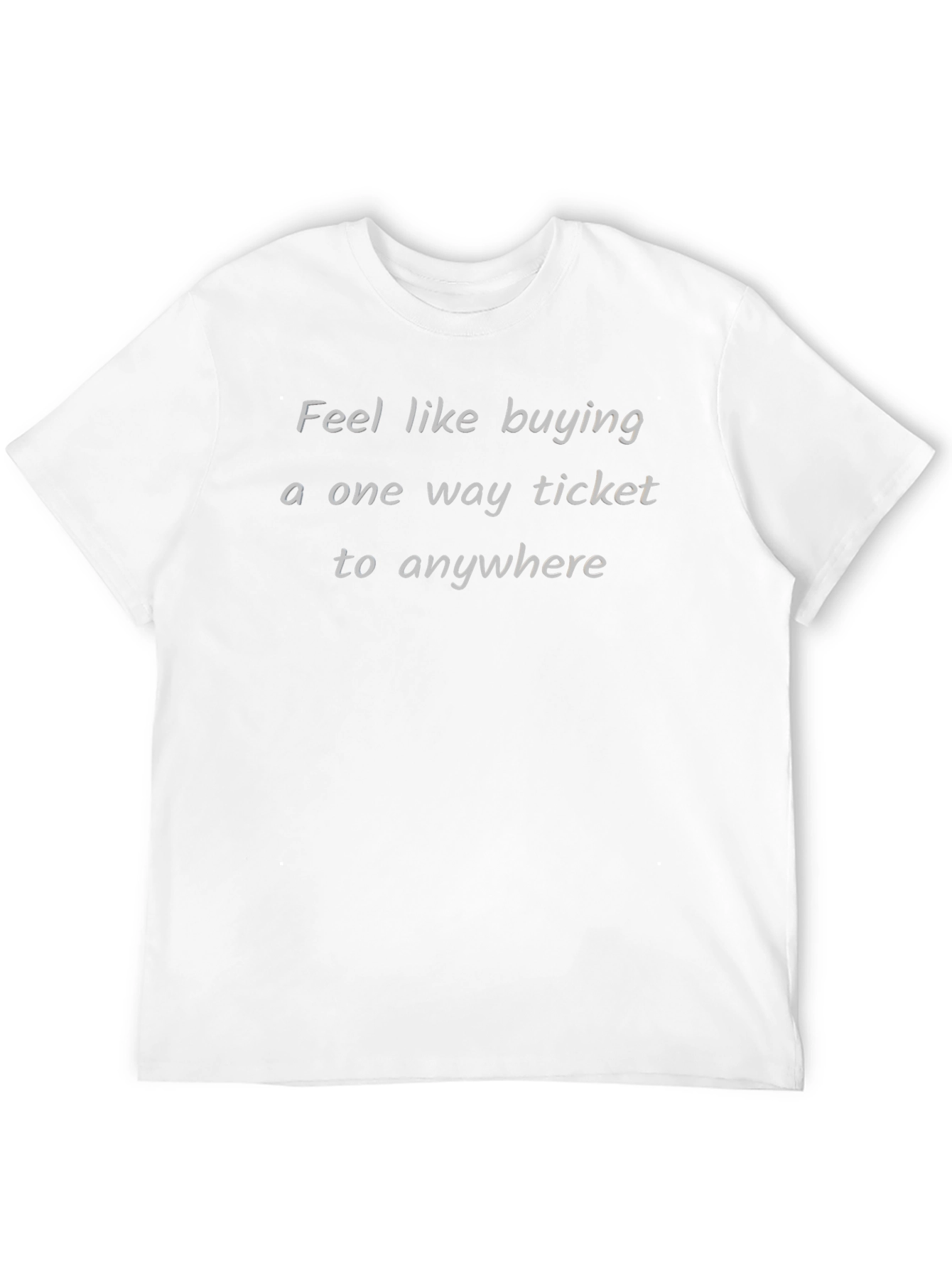 One Way Ticket Graphic Tee - Wanderlust Shirt