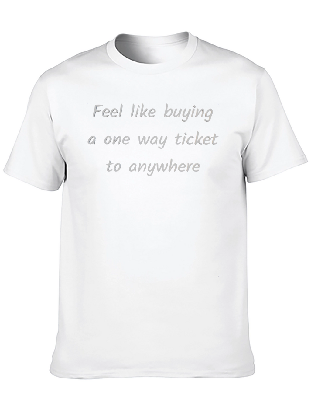 One Way Ticket Graphic Tee - Wanderlust Shirt