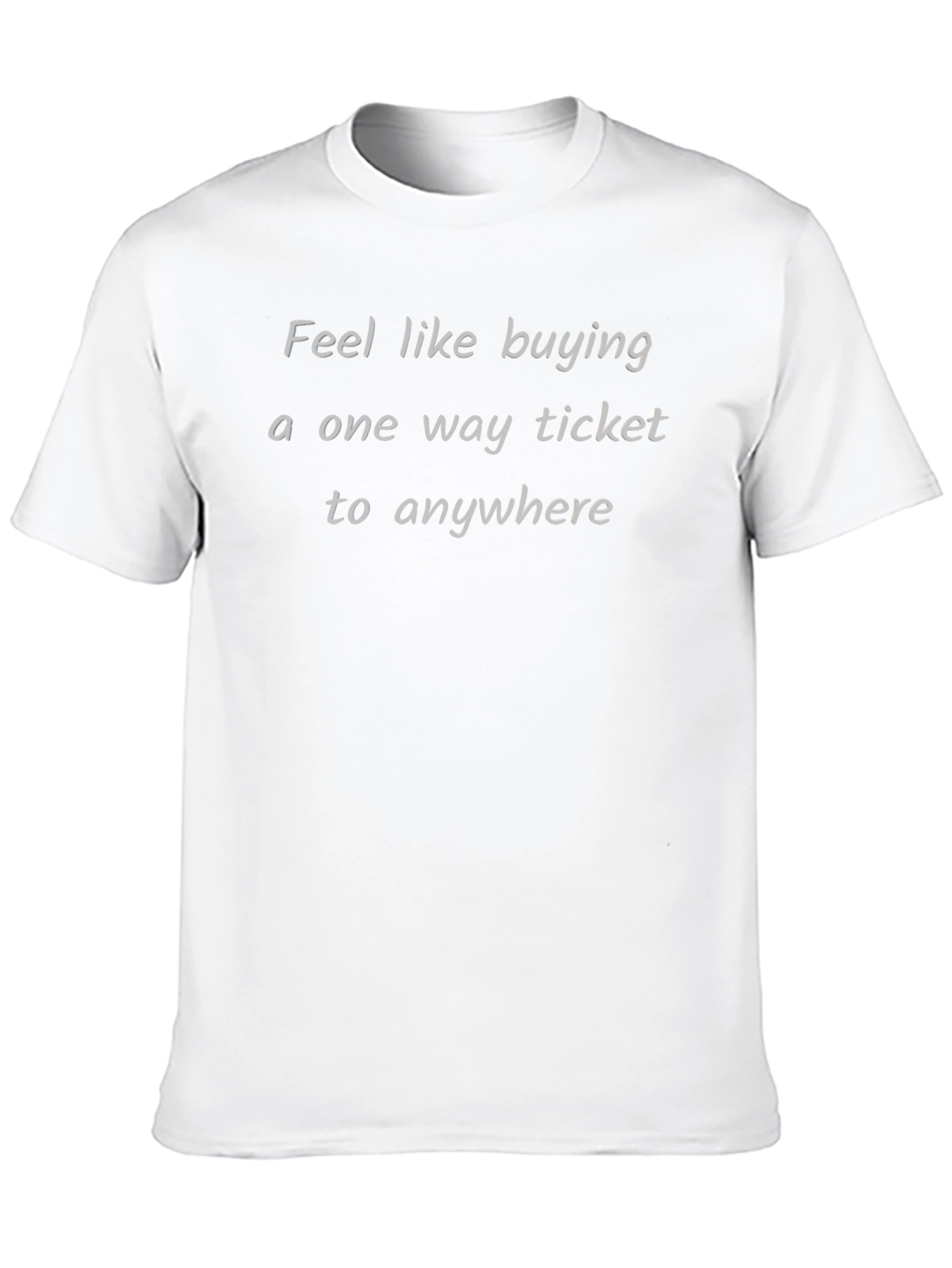 One Way Ticket Graphic Tee - Wanderlust Shirt