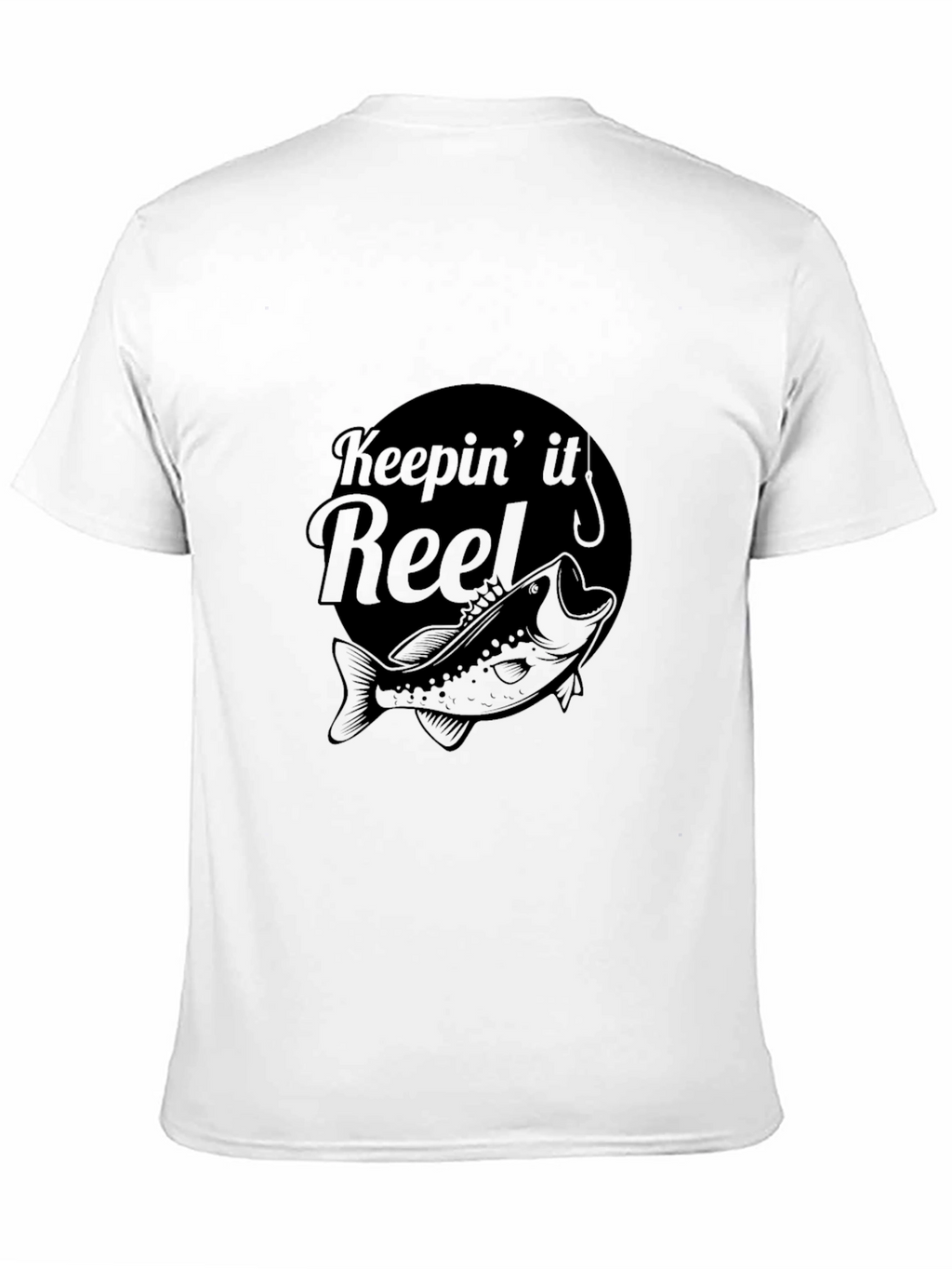 Keepin It Reel Bass Fishing Black T-Shirt