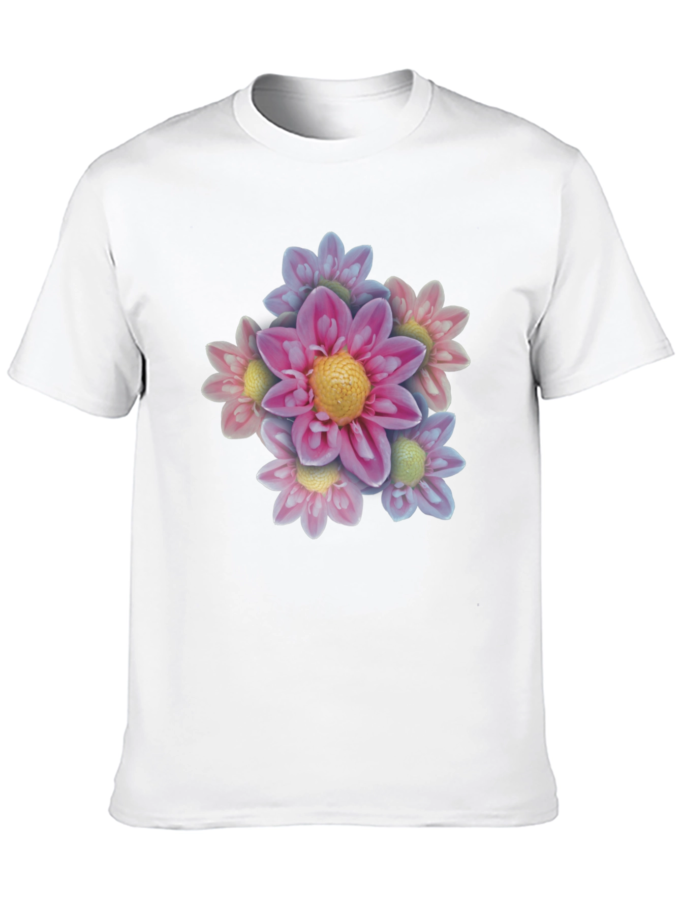 Floral Bouquet Black T-Shirt