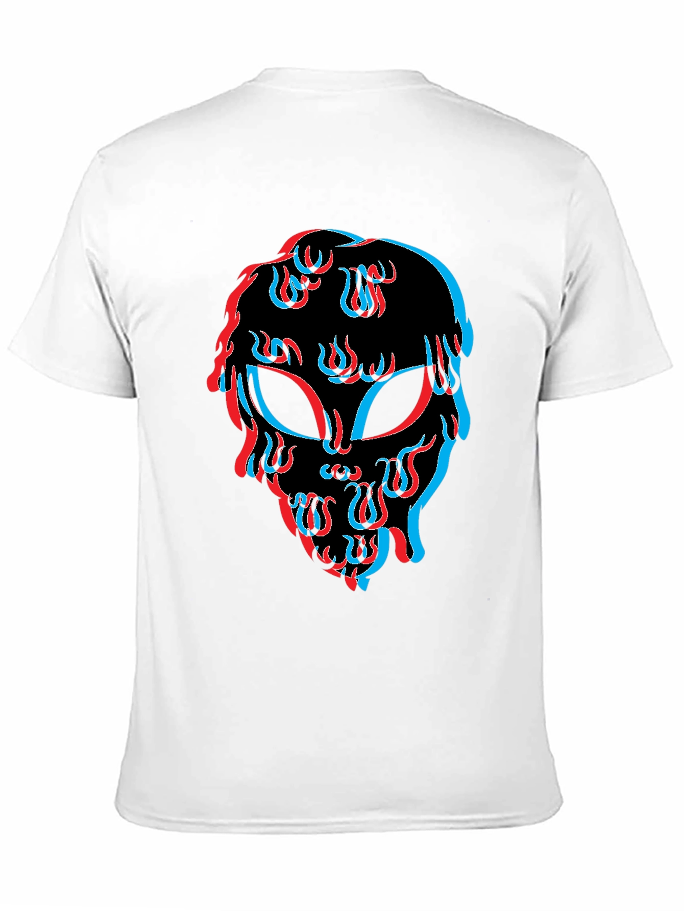 Alien Trippy Black T-Shirt