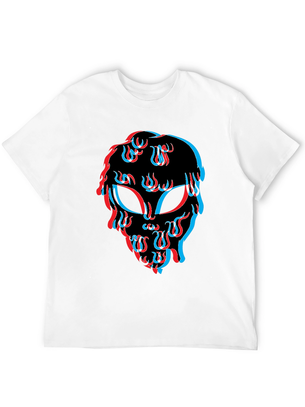 Alien Trippy Black T-Shirt