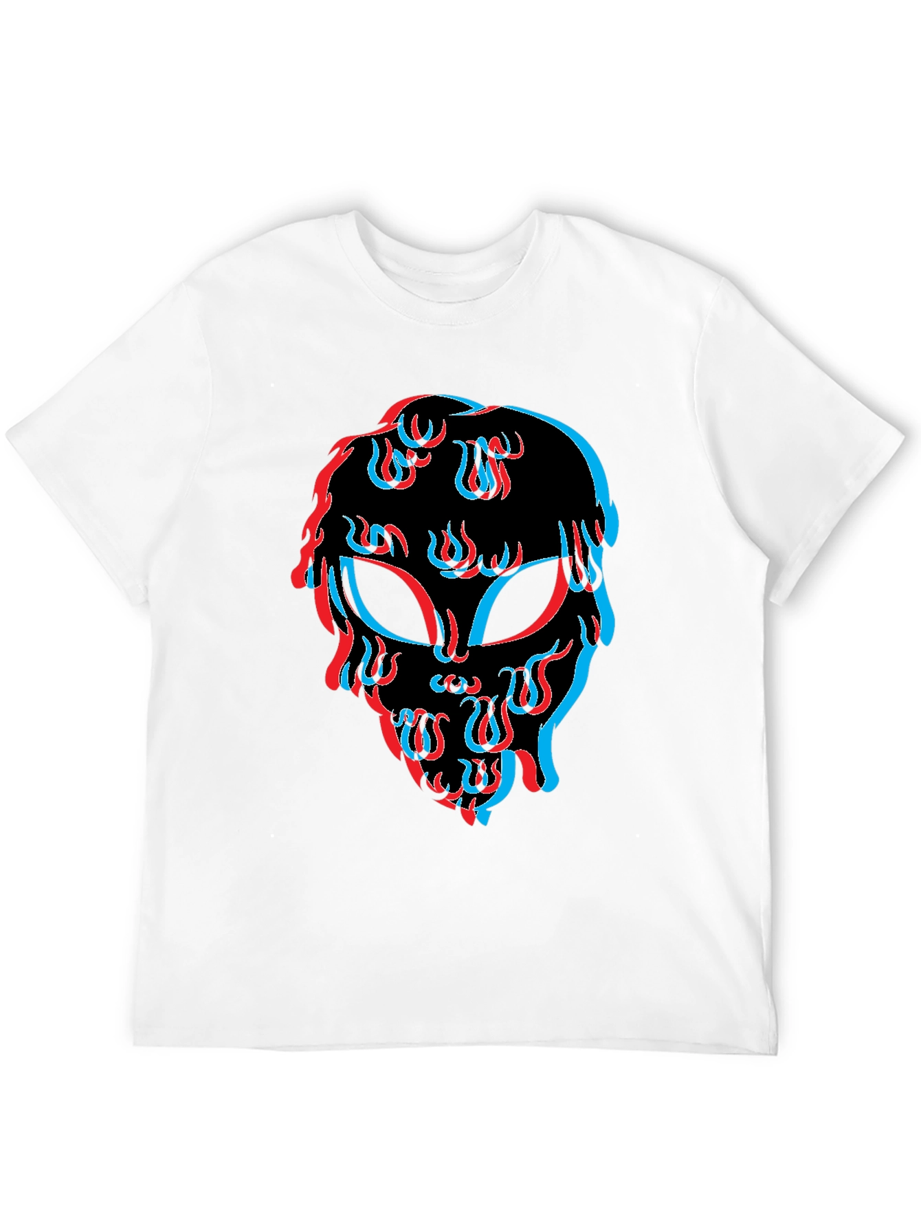 Alien Trippy Black T-Shirt