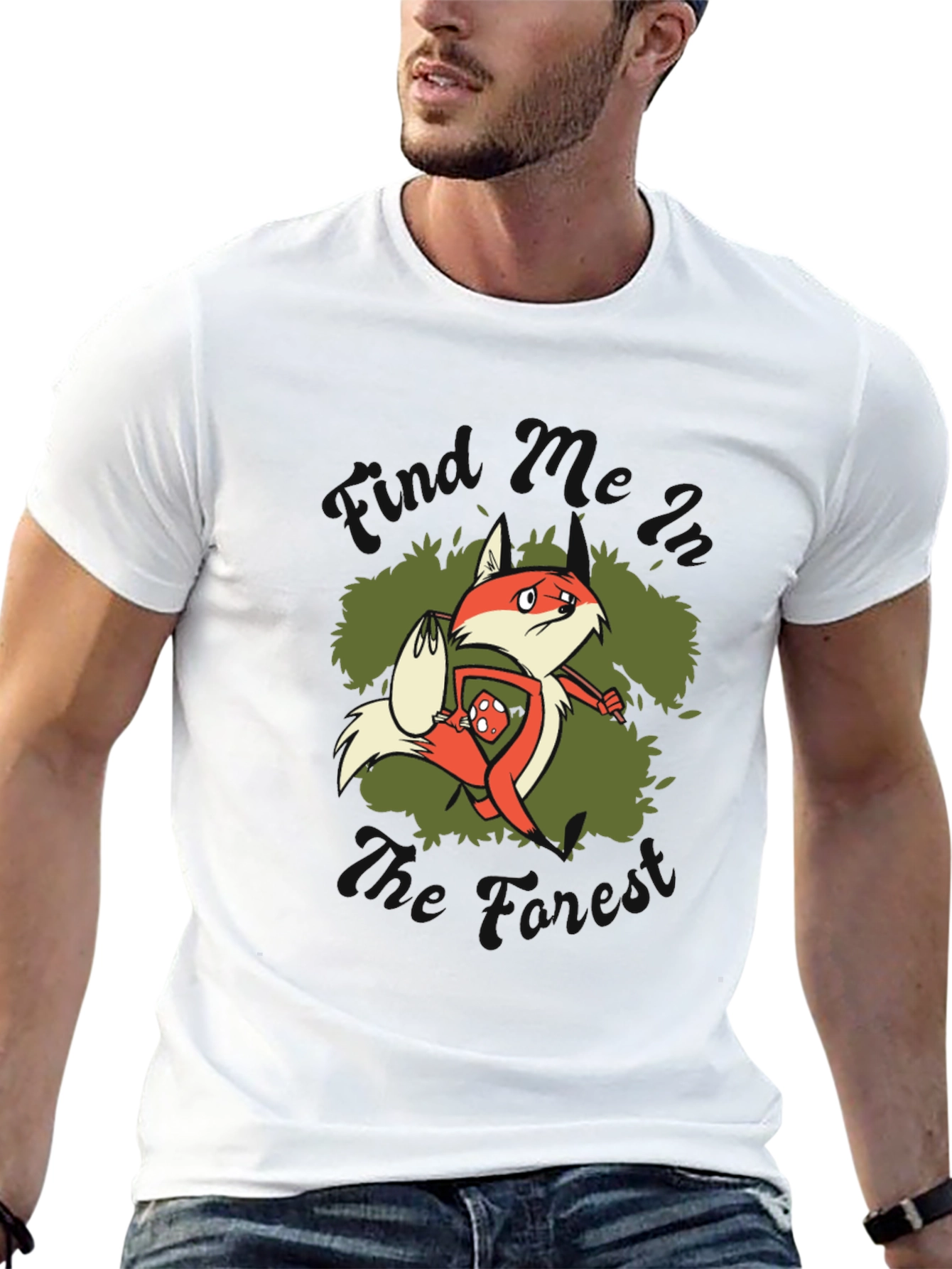 Fox in the Forest Graphic T-Shirt