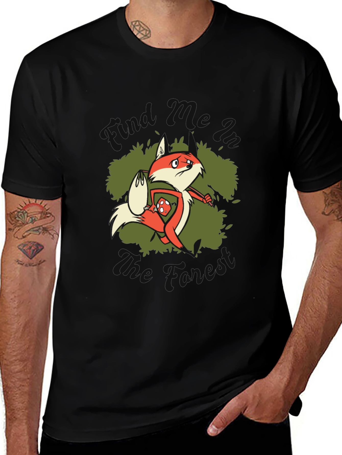 Fox in the Forest Graphic T-Shirt
