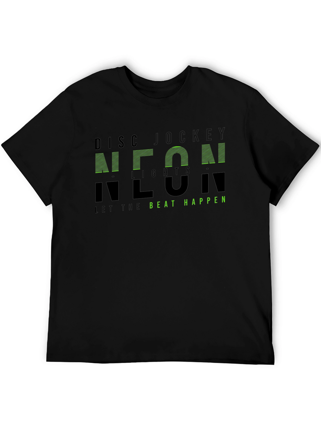 Neon Lights Graphic T-Shirt - Let the Beat Happen