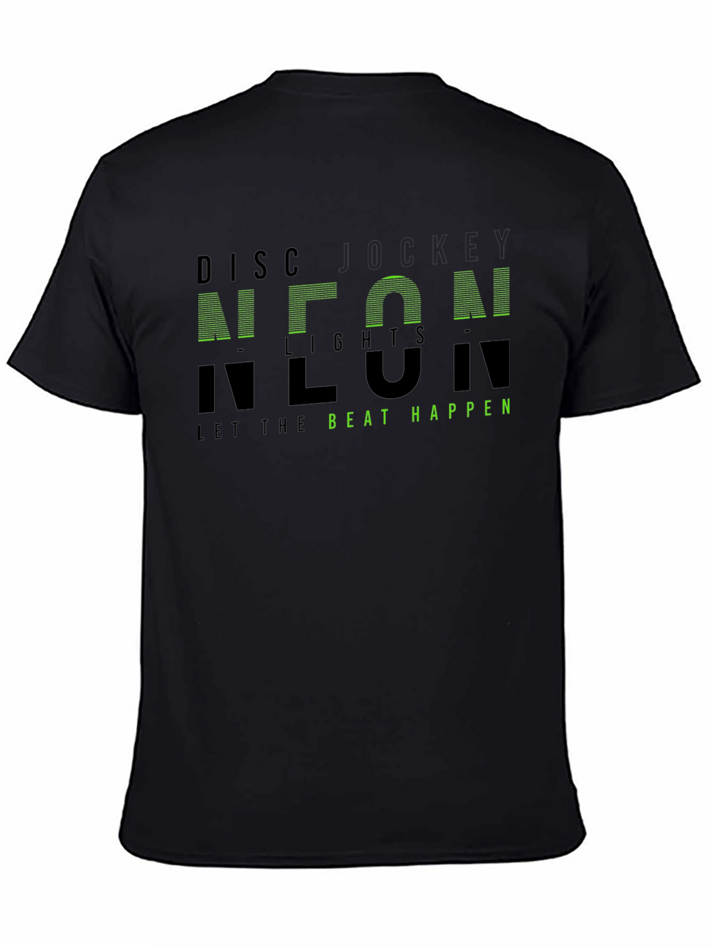 Neon Lights Graphic T-Shirt - Let the Beat Happen