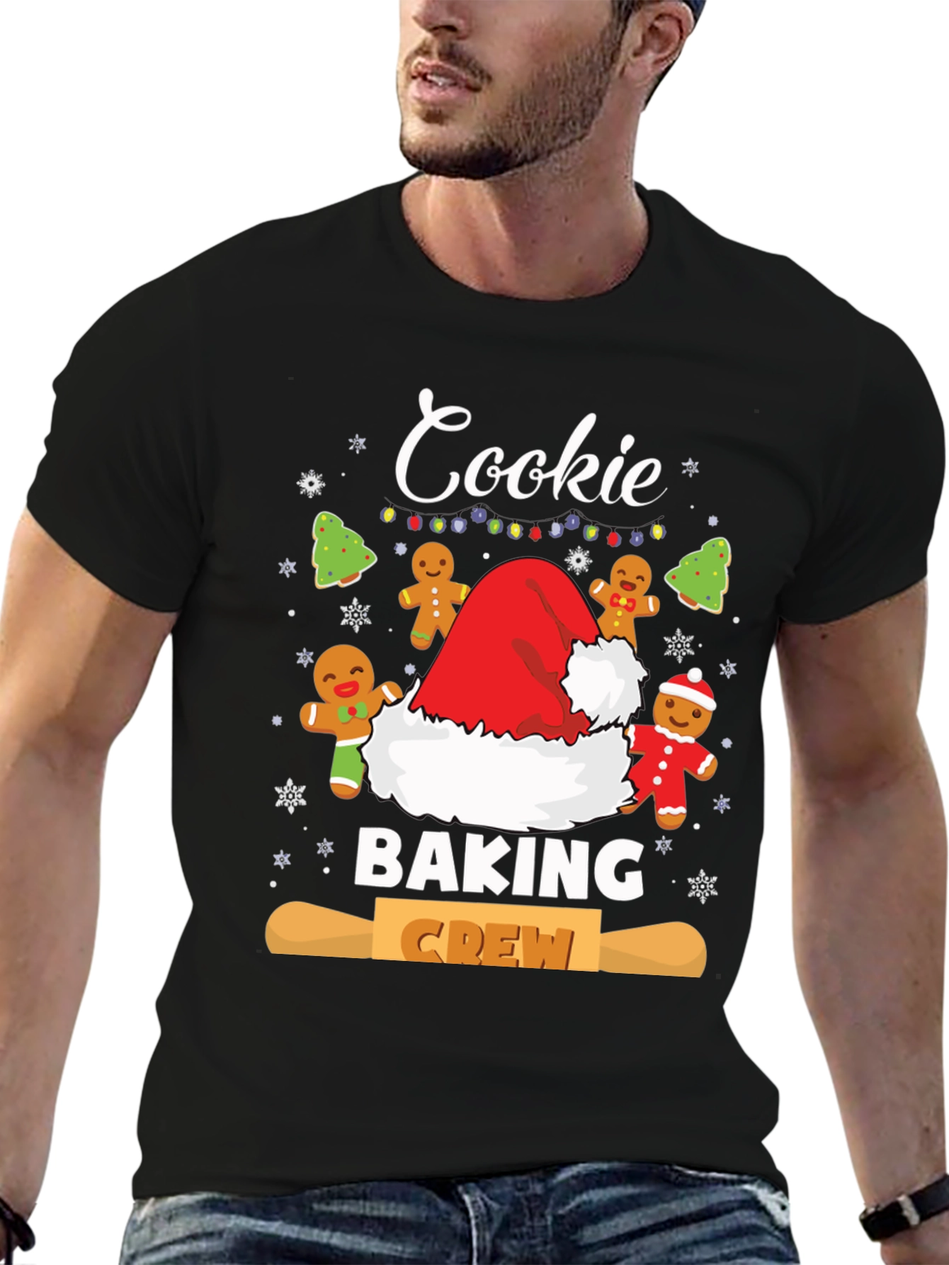 Cookie Baking Crew T-Shirt Christmas Holiday Tee