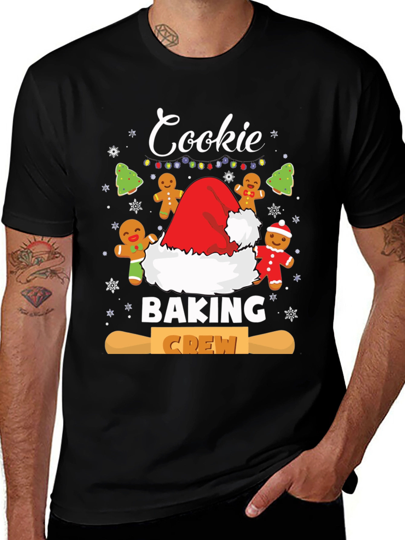 Cookie Baking Crew T-Shirt Christmas Holiday Tee