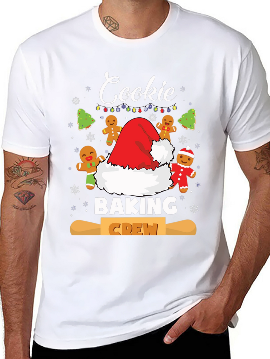 Cookie Baking Crew T-Shirt Christmas Holiday Tee