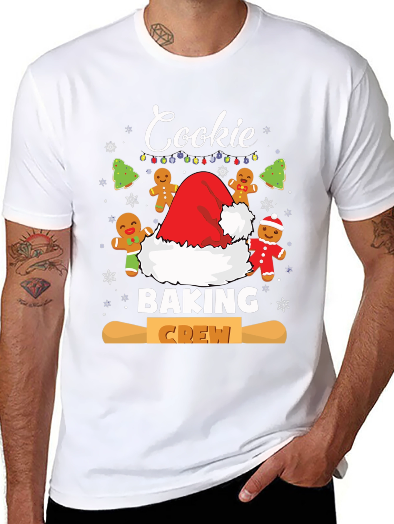 Cookie Baking Crew T-Shirt Christmas Holiday Tee