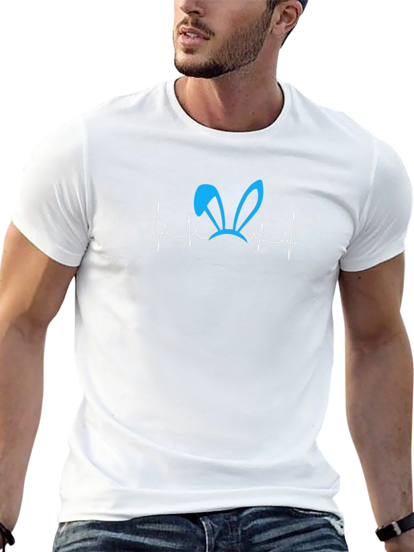 Easter Bunny Heartbeat T-Shirt