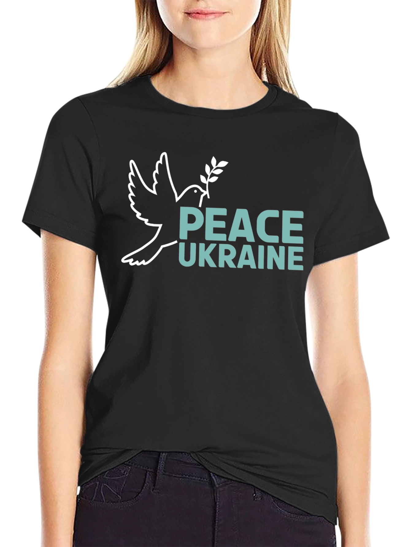 Peace Ukraine Dove T-Shirt