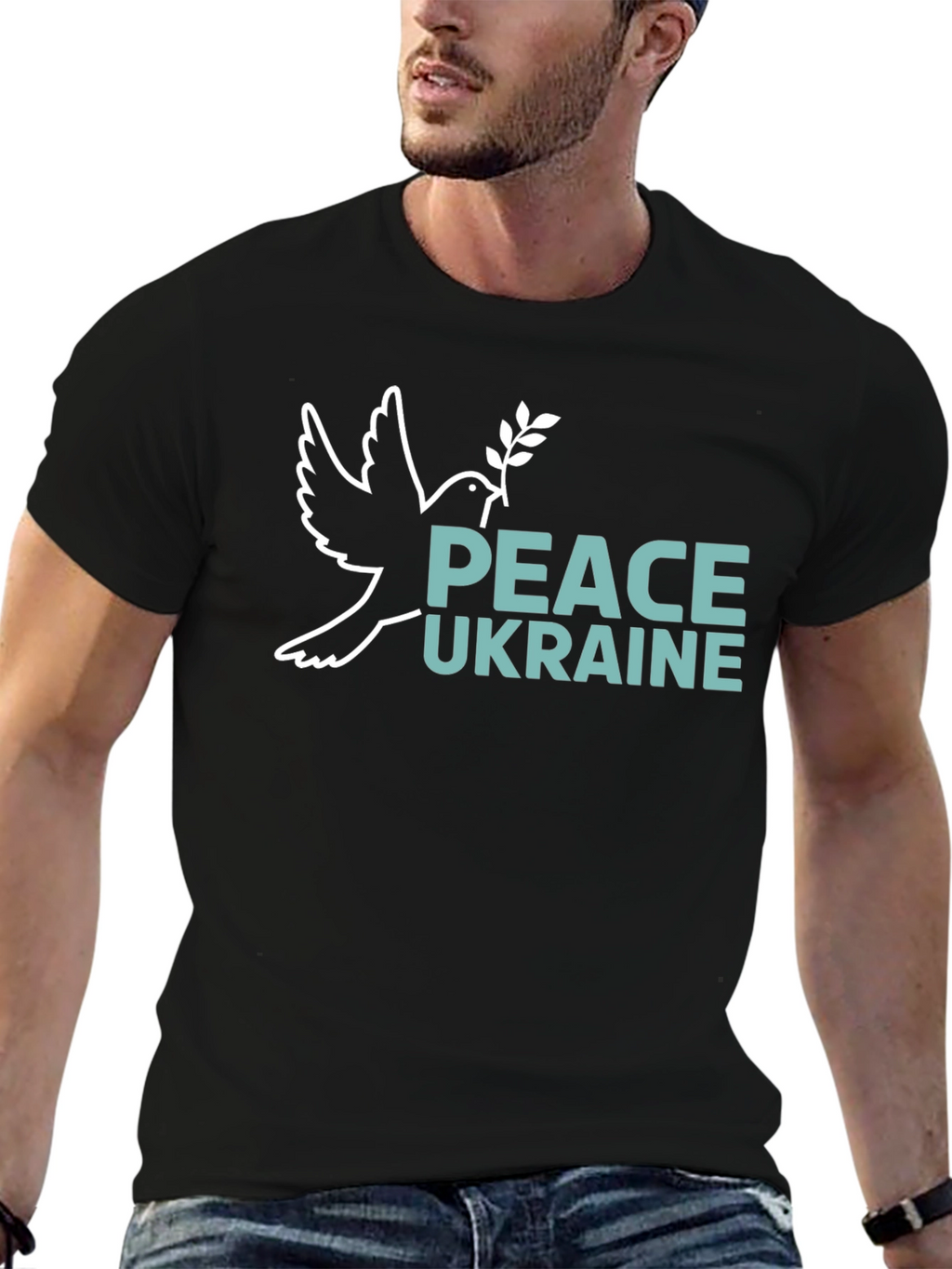 Peace Ukraine Dove T-Shirt