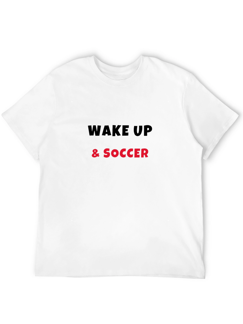 Wake Up & Soccer Graphic Tee