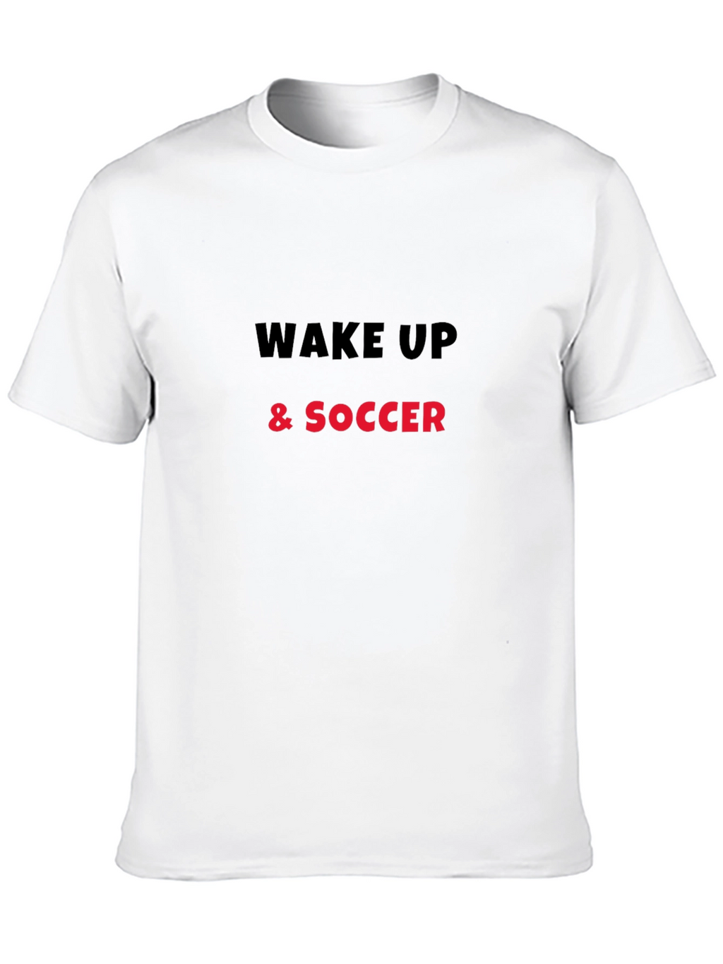 Wake Up & Soccer Graphic Tee
