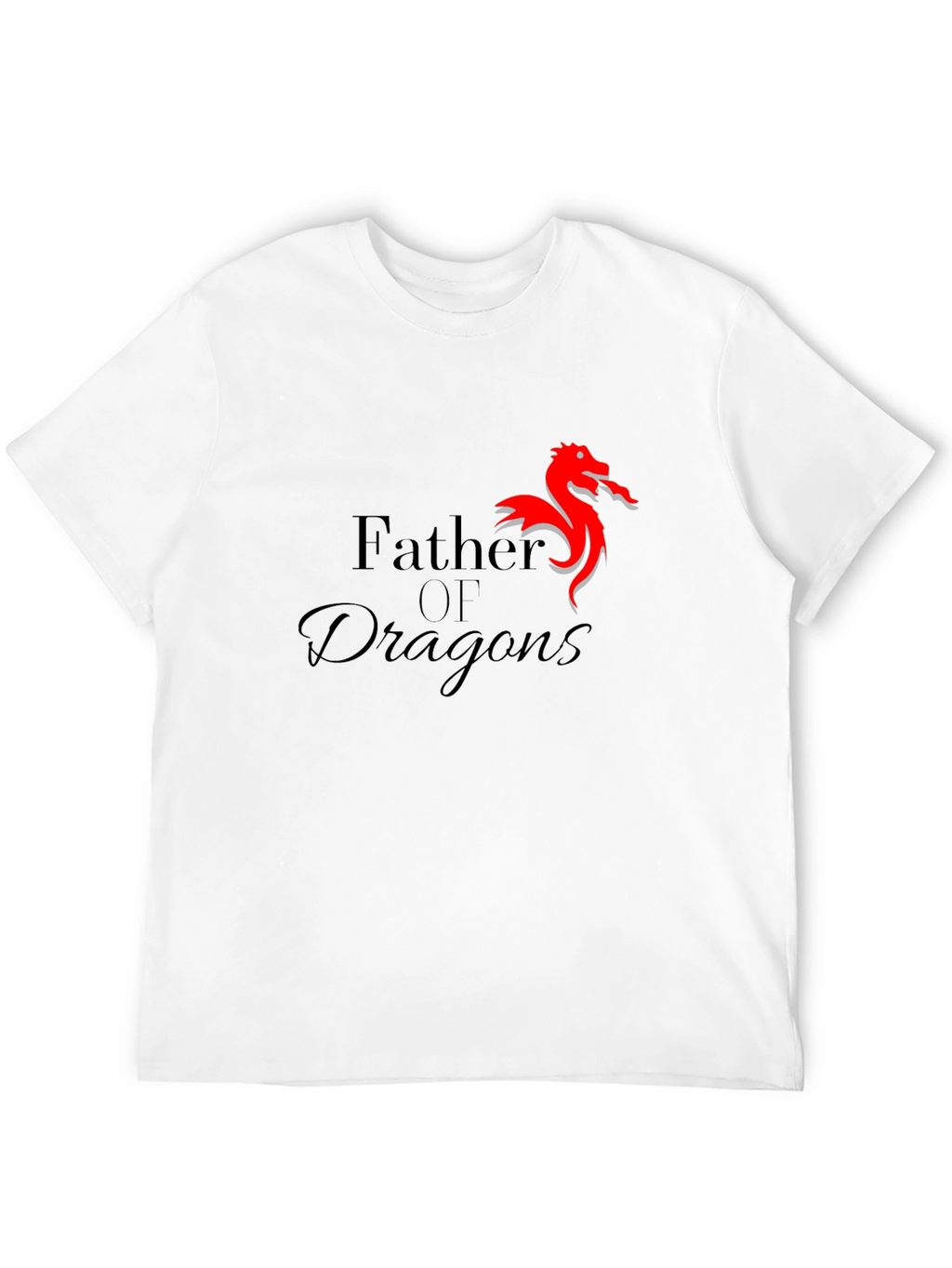 Father of Dragons Black T-Shirt