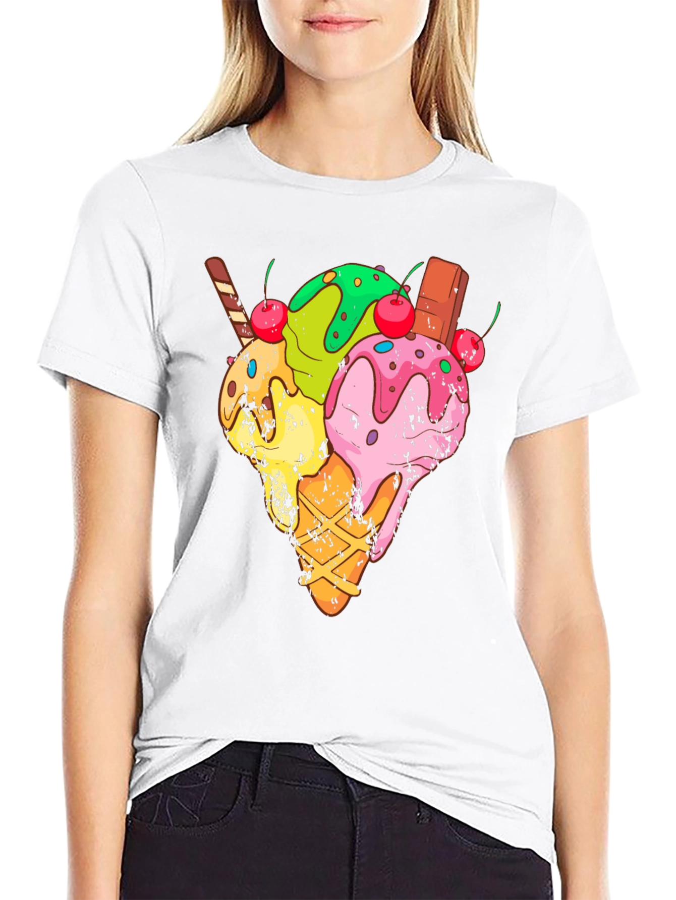 Ice Cream Graphic T-Shirt