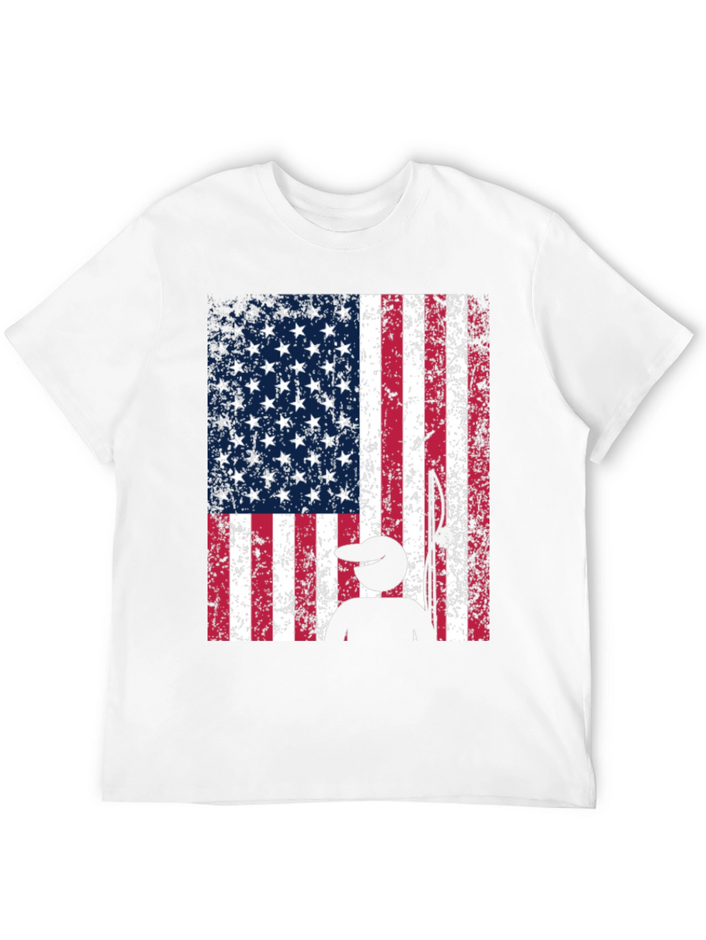 American Flag Fishing T-Shirt